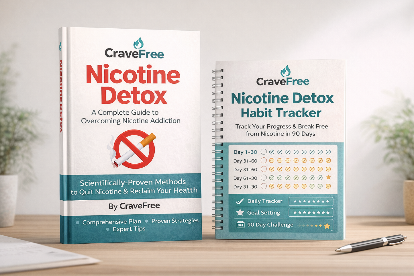 Nicotine Detox eBook & Habit Tracker