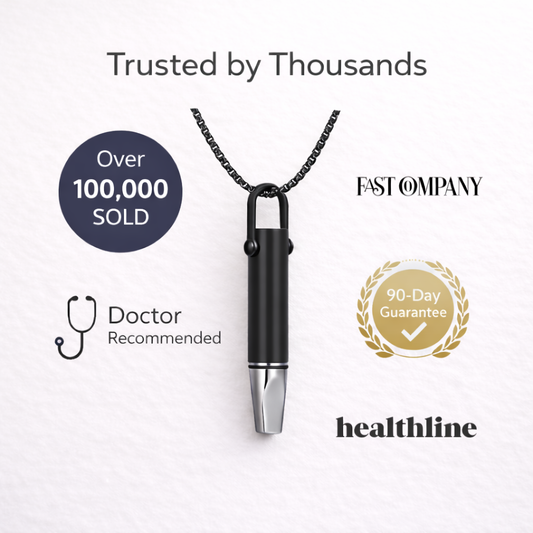 The Discreet Breathing Necklace That Replaces Smoking & Anxiety Without Pills—By Rewiring Your Nervous System With Every Breath